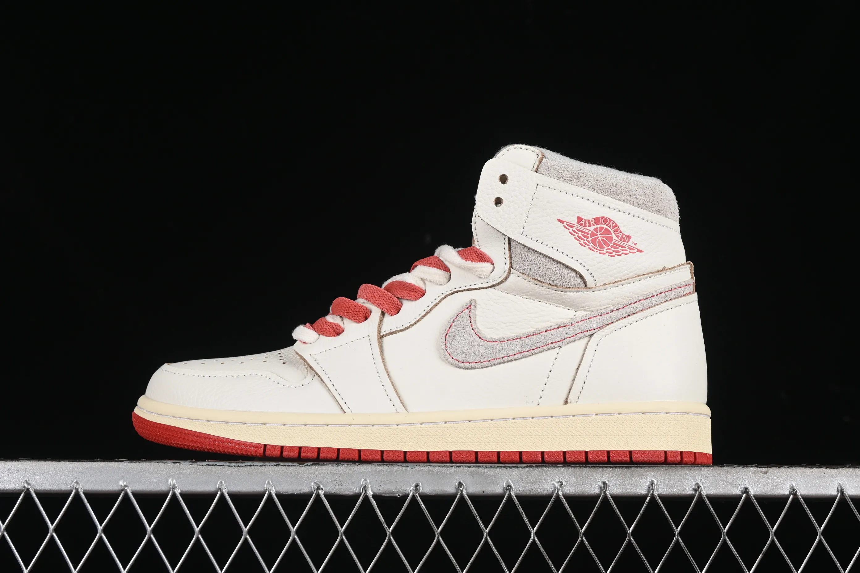 All categories Air Jordan Jordan series basketball shoes Air Jordan 1 High Air Jordan 1 High OG "Rare Air Cinnabar" AJ1 Joe 1 cinnabar red high-top basketball shoes DB4612-100